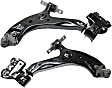 Front, Driver and Passenger Side, Lower Control Arms, With Ball Joint Assembly