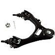Front, Driver and Passenger Side, Upper Control Arms, With Ball Joints