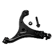 Front and Rear, Driver and Passenger Side, Upper and Lower, Rearward Control Arms