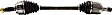 2009 Honda Ridgeline - Front, Driver and Passenger Side Axle Assembly, New, 3.5L 6Cyl