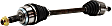 2009 Honda Ridgeline - Front, Driver and Passenger Side Axle Assembly, New, 3.5L 6Cyl