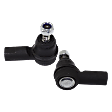 Front, Driver and Passenger Side, Outer Tie Rod Ends