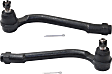 Front, Driver and Passenger Side, Outer Tie Rod Ends