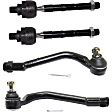 Front, Driver and Passenger Side, Inner and Outer Tie Rod Ends
