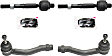 Front, Driver and Passenger Side, Inner and Outer Tie Rod Ends