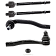 Front, Driver and Passenger Side, Inner and Outer Tie Rod End