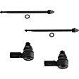 Front, Driver and Passenger Side, Inner and Outer Tie Rod Ends