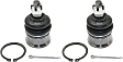 Front, Driver and Passenger Side, Lower Ball Joints