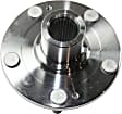 Front and Rear, Driver and Passenger Side Wheel Hub, 5 Lugs, Front - Without Bearing; Rear - With Bearing, FWD
