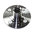 Front and Rear, Driver and Passenger Side Wheel Hub, 4 Lugs, Front - Without Bearing; Rear - With Bearing, 4 x 3.94 in. Bolt Pattern