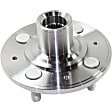 Front and Rear, Driver and Passenger Side Wheel Hub, 4 Lugs, Front - Without Bearing; Rear - With Bearing, 4 x 3.94 in. Bolt Pattern