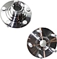 Front, Driver and Passenger Side Wheel Hub, 5 Lugs, Without Bearing