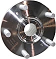 Front, Driver and Passenger Side Wheel Hub, 5 Lugs, Without Bearing
