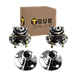 2012 Honda Accord LX - Front and Rear, Driver and Passenger Side Wheel Hub, FWD, 5 Lugs