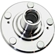 4-Wheel Set Front and Rear, Driver and Passenger Side Wheel Hubs, Front - Without Bearing; Rear - With Bearing