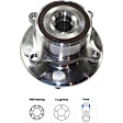 2011 Honda Pilot - Front Wheel Hub, FWD, AWD, 5 Lugs, With Bearing