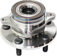 2016 Honda Odyssey - Front, Driver and Passenger Side Wheel Hub, 5 Lugs, With Bearing