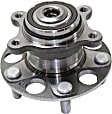 Rear, Driver and Passenger Side Wheel Hub, 5 Lugs, With Bearing