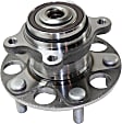 Rear, Driver and Passenger Side Wheel Hub, 5 Lugs, With Bearing