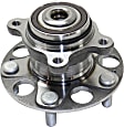 Rear, Driver and Passenger Side Wheel Hub, 5 Lugs, With Bearing