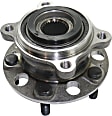 Rear, Driver and Passenger Side Wheel Hub, 5 Lugs, With Bearing