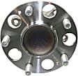 Rear, Driver and Passenger Side Wheel Hub, 5 Lugs, With Bearing