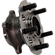 Rear, Driver and Passenger Side Wheel Hub, 5 Lugs, With Bearing, 3.5L, 6Cyl