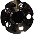 Rear, Driver and Passenger Side Wheel Hub, 5 Lugs, With Bearing, 3.5L, 6Cyl