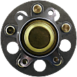 Rear, Driver and Passenger Side Wheel Hub, 5 Lugs, With Bearing