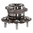 Rear, Driver and Passenger Side Wheel Hub, 5 Lugs, With Bearing, AWD
