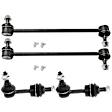 Front and Rear, Driver and Passenger Side Sway Bar Link