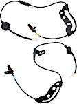 Rear, Driver and Passenger Side ABS Speed Sensor Set of 2
