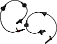 Rear, Driver and Passenger Side ABS Speed Sensors
