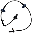 Front, Driver and Passenger Side ABS Speed Sensors