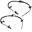 Rear, Driver and Passenger Side ABS Speed Sensors