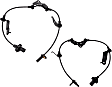2009-2012 Acura TSX - Front, Driver and Passenger Side ABS Speed Sensors