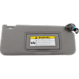 Sun Visor, Gray, Set of 2