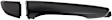 2017 Hyundai Elantra - Front, Driver and Passenger Side Exterior Door Handles, Primed, Driver Side - with Keyhole/Passenger Side - with Key Hole Cover and without Key Hole, For Models without Smart Entry System