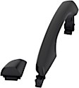 2017 Hyundai Elantra - Front, Driver and Passenger Side Exterior Door Handles, Primed, Driver Side - with Keyhole/Passenger Side - with Key Hole Cover and without Key Hole, For Models without Smart Entry System