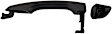 2017 Hyundai Elantra - Front, Driver and Passenger Side Exterior Door Handles, Primed, Driver Side - with Keyhole/Passenger Side - with Key Hole Cover and without Key Hole, For Models without Smart Entry System
