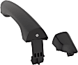 2017 Hyundai Elantra - Front, Driver and Passenger Side Exterior Door Handles, Primed, Driver Side - with Keyhole/Passenger Side - with Key Hole Cover and without Key Hole, For Models without Smart Entry System