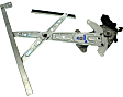Sedan Front, Driver and Passenger Side Power Window Regulator, With Motor
