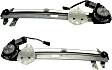 Coupe Front, Driver and Passenger Side Power Window Regulator, With Motor
