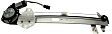 Coupe Front, Driver and Passenger Side Power Window Regulator, With Motor