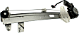 Coupe Front, Driver and Passenger Side Power Window Regulator, With Motor
