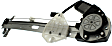 Coupe Front, Driver and Passenger Side Power Window Regulator, With Motor