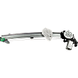 Sedan Front, Driver and Passenger Side Power Window Regulator, With Motor
