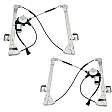 Front, Driver and Passenger Side Window Regulators, Power