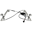 Front, Driver and Passenger Side Window Regulators, Power