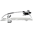 Front And Rear, Driver Side Power Window Regulator, With Motor